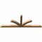 Ekena Millwork Richland Smooth Timber Gable Bracket, Western Red Cedar, 84"W x 31"H x 3 1/2"D x 3 1/2"F, 9/12 Pitch GBW084X31X0404RIC00SWR - alternate 2